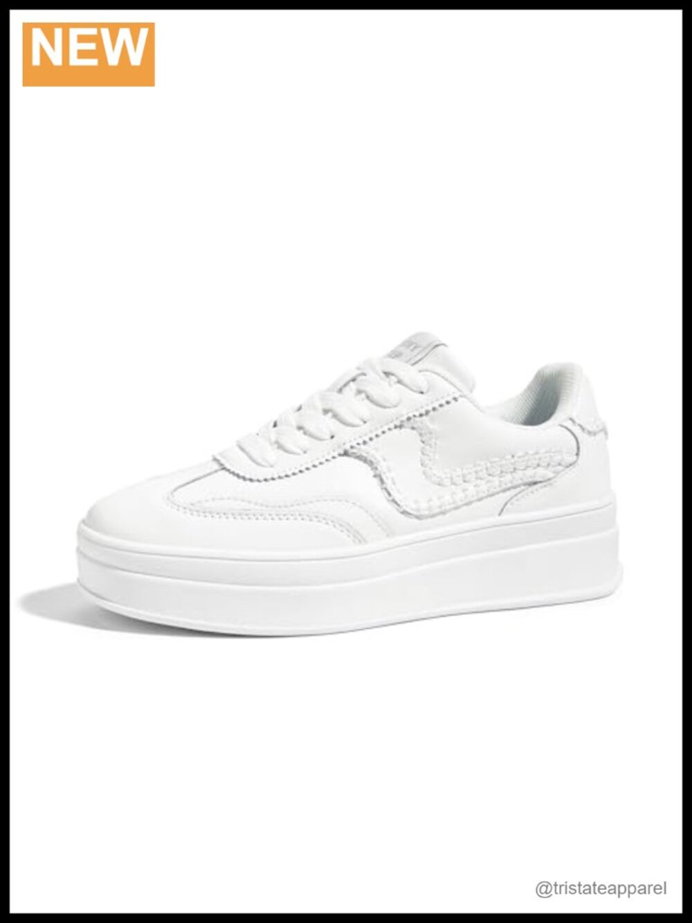 Genuine Leather Suede Platform Fashion Sneakers Thick Sole Walking Shoes - Picture 1 of 6